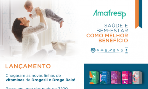 Drogasil e Droga Raia oferecem desconto em nova linha de vitaminas