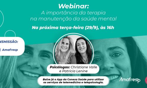 Webinar: A importância da terapia na manutenção da saúde mental